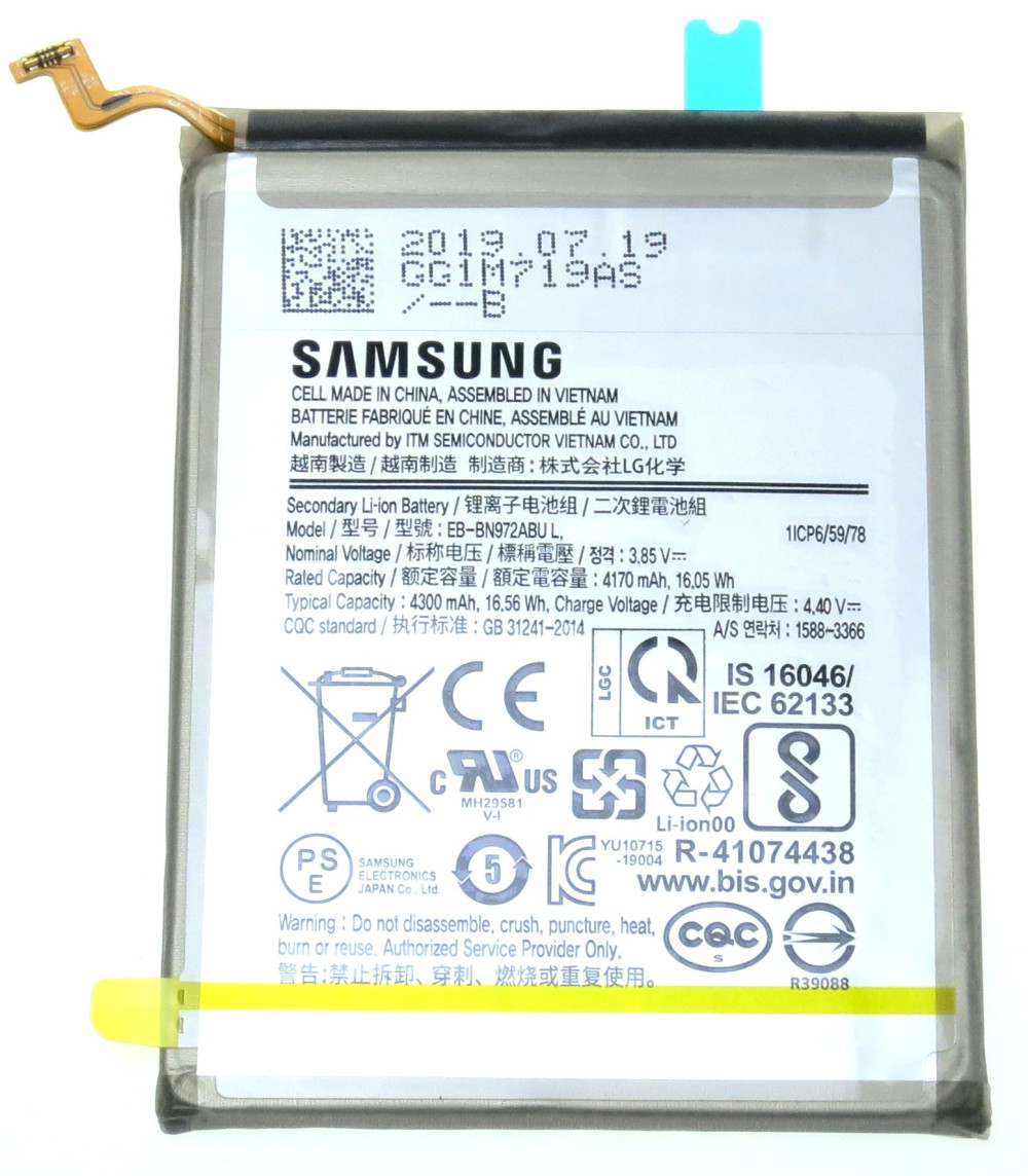 Samsung Galaxy Note 10 Plus N975F akkumulátor EB BN972ABU