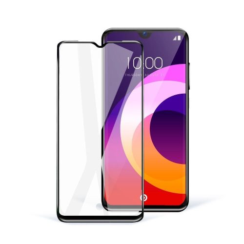 iPhone X / XS / 11 Pro 5D teljes ragasztós edzett üvegfólia fekete