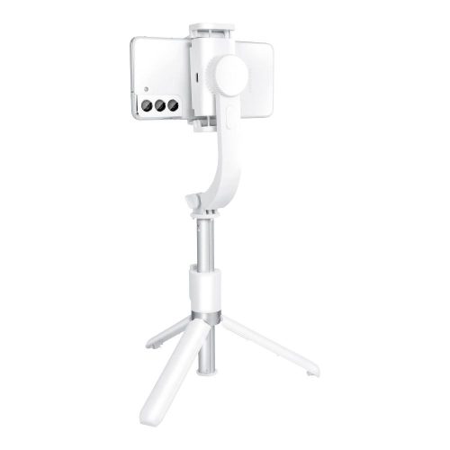 Gimbal Stabilizer SSTR-L08 Bluetooth szelfibot tripod állvány funkcióval fekete