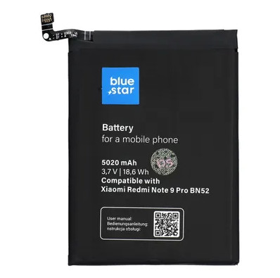 Xiaomi Redmi Note 9 Pro Blue Star BN52 Li-Ion 5020mAh