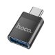 Hoco UA17 USB A - Type C OTG adapter fekete