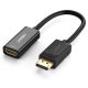 UGREEN MM137 DisplayPort kábel (dugó) - 4K HDMI (aljzat) adapter(fekete)