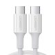 kábel USB-C Male to USB-C Male 2.0 UGREEN US300, 2m (white)