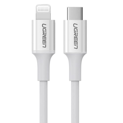 kábel Lightning to USB-C UGREEN 3A US171, 1.5m (white)