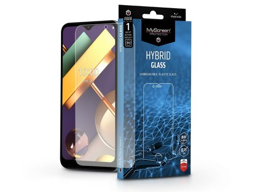 LG K22 LM-K200E rugalmas üveg képernyővédő fólia - MyScreen Protector Hybrid Glass - transparent