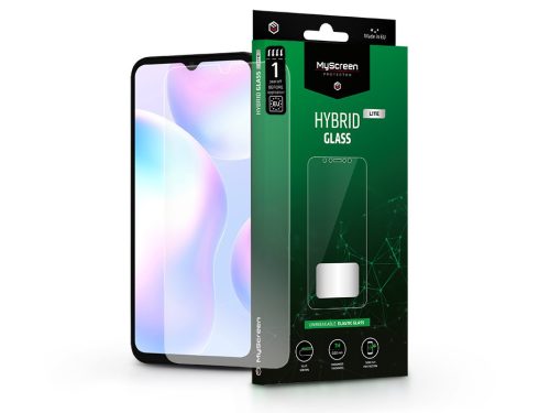 Xiaomi Redmi 9A/9AT/9C rugalmas üveg képernyővédő fólia - MyScreen Protector Hybrid Glass Lite - transparent