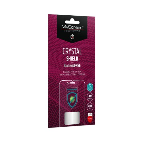 Apple iPhone 12 Mini képernyővédő fólia - MyScreen Protector Crystal Shield BacteriaFree - 1 db/csomag - transparent