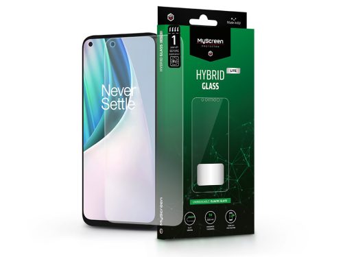 OnePlus Nord N10 5G rugalmas üveg képernyővédő fólia - MyScreen Protector Hybrid Glass Lite - transparent