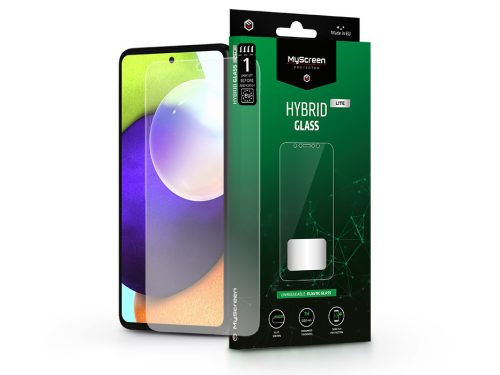 Samsung A525F Galaxy A52/A52 5G/A52s/A53 rugalmas üveg képernyővédő fólia -     MyScreen Protector Hybrid Glass Lite - transparent