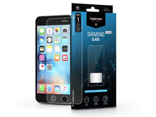 Apple iPhone 6/6S edzett üveg képernyővédő fólia - MyScreen Protector Diamond Glass Lite Full Glue - transparent