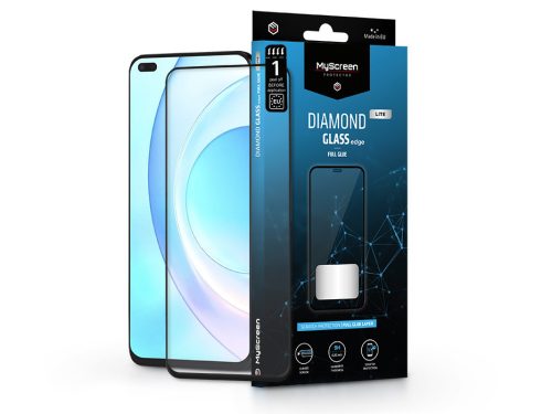 Honor 50 Lite/Huawei Nova 8i edzett üveg képernyővédő fólia - MyScreen Protector Diamond Glass Lite Edge2.5D Full Glue - black