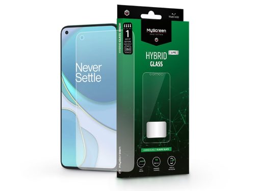 OnePlus 8T rugalmas üveg képernyővédő fólia - MyScreen Protector Hybrid Glass   Lite - transparent