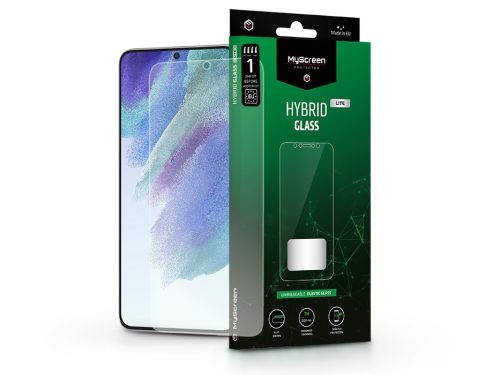 Samsung G990B Galaxy S21 FE 5G rugalmas üveg képernyővédő fólia - MyScreen      Protector Hybrid Glass Lite - transparent