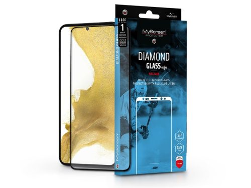 Samsung S901B Galaxy S22 5G/Galaxy S23 edzett üveg képernyővédő fólia - MyScreenProtector Diamond Glass Edge2.5D Full Glue - black