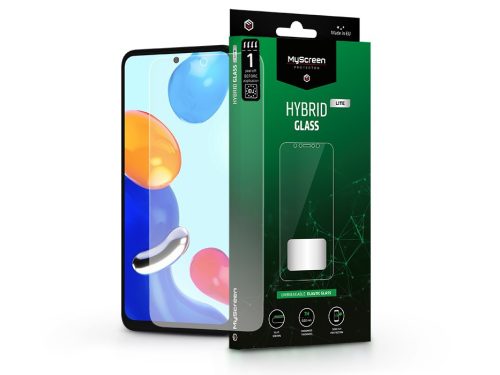 Xiaomi Redmi Note 11/Note 11S rugalmas üveg képernyővédő fólia - MyScreen       Protector Hybrid Glass Lite - transparent