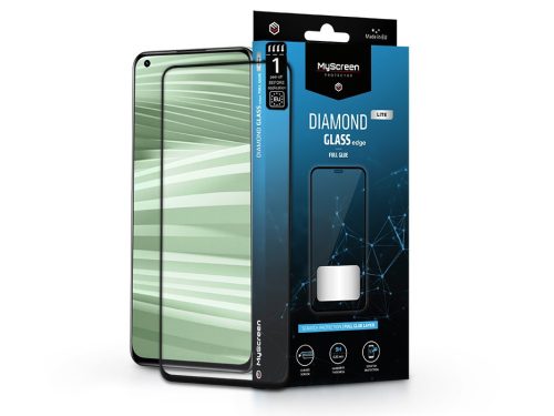 Realme GT 2 edzett üveg képernyővédő fólia - MyScreen Protector Diamond Glass   Lite Edge2.5D Full Glue - black