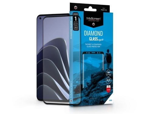 OnePlus 10 Pro edzett üveg képernyővédő fólia ívelt kijelzőhöz - MyScreen       Protector Diamond Glass Edge3D - black