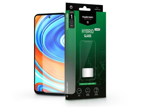 Xiaomi Redmi Note 9 Pro/Note 9S/Mi 10T Lite rugalmas üveg képernyővédő fólia -  MyScreen Protector Hybrid Glass Lite - transparent