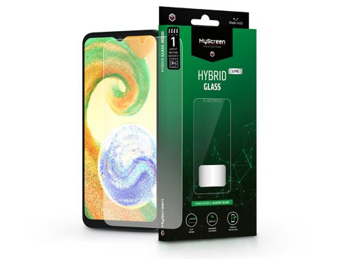 Samsung A047F Galaxy A04s rugalmas üveg képernyővédő fólia - MyScreen Protector Hybrid Glass Lite - transparent