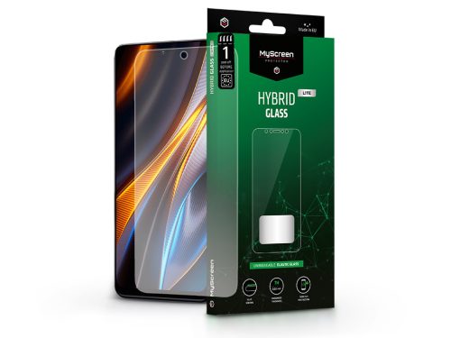 Xiaomi Poco X4 GT/X4 GT Pro rugalmas üveg képernyővédő fólia - MyScreen         Protector Hybrid Glass Lite - transparent