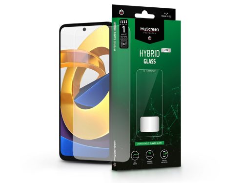 Xiaomi Poco M4 Pro 5G rugalmas üveg képernyővédő fólia - MyScreen Protector     Hybrid Glass Lite - transparent