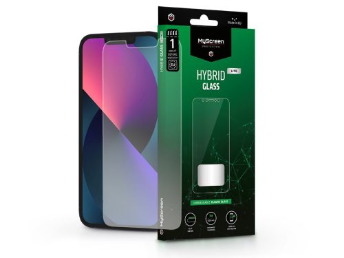 Apple iPhone 13 Mini rugalmas üveg képernyővédő fólia - MyScreen Protector      Hybrid Glass  Lite - transparent