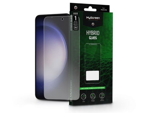 Samsung S906 Galaxy S22+ 5G/Galaxy S23+ rugalmas üveg képernyővédő fólia -      MyScreen Protector Hybrid Glass Green - transparent