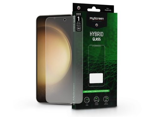 Samsung S901B Galaxy S22 5G/Galaxy S23 rugalmas üveg képernyővédő fólia -       MyScreen Protector Hybrid Glass Green - transparent