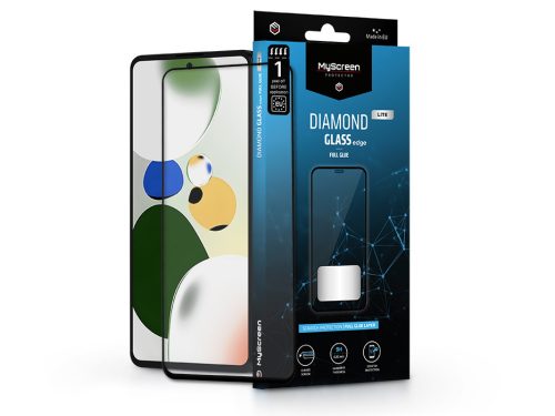 Xiaomi Poco X5 Pro 5G edzett üveg képernyővédő fólia - MyScreen Protector       Diamond Glass Lite Edge2.5D Full Glue - black