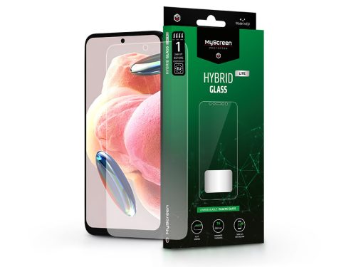 Xiaomi Redmi Note 12 4G rugalmas üveg képernyővédő fólia - MyScreen Protector Hybrid Glass Lite - transparent