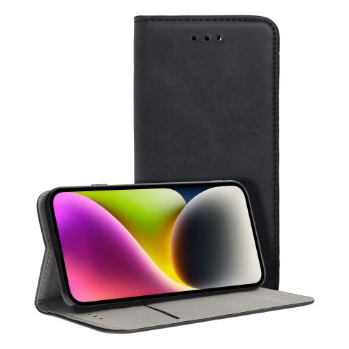 Smart Magneto Book Flip bőrtok - Xiaomi Redmi Note 12 Pro+ 5G - fekete