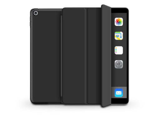 Apple iPad 9.7 (2017/2018) tablet tok (Smart Case) on/off funkcióval - Tech-Protect - black (ECO csomagolás)