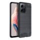 Xiaomi Redmi Note 12 5G/Poco X5 5G szilikon hátlap - Carbon - fekete