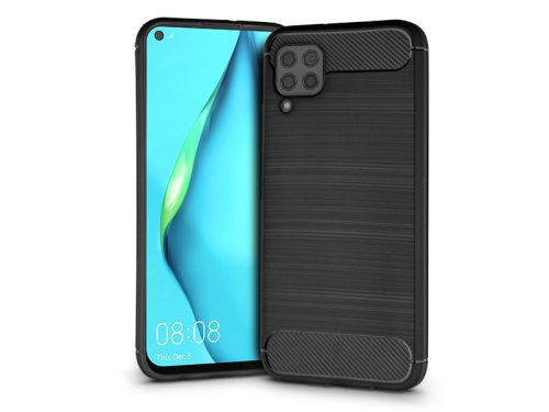 Huawei P40 Lite szilikon hátlap - Carbon - fekete