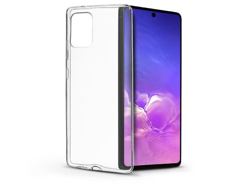 Samsung G770F Galaxy S10 Lite szilikon hátlap - Soft Clear - transparent