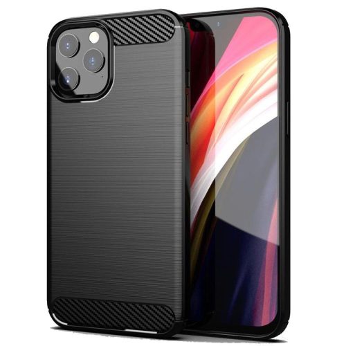 Apple iPhone 11 Pro szilikon hátlap - Carbon - fekete