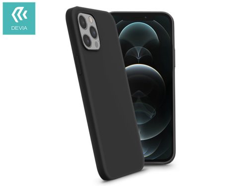 Apple iPhone 12/12 Pro szilikon hátlap - Devia Nature Series Case - black