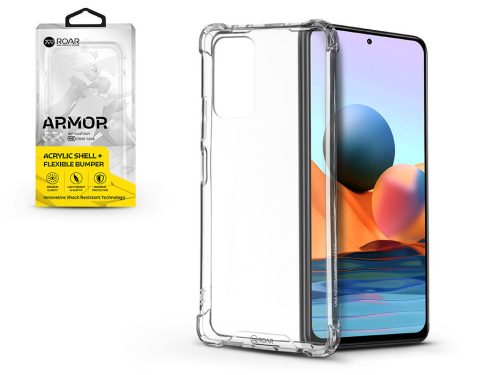 Xiaomi Redmi Note 10 Pro szilikon hátlap - Roar Armor Gel - transparent