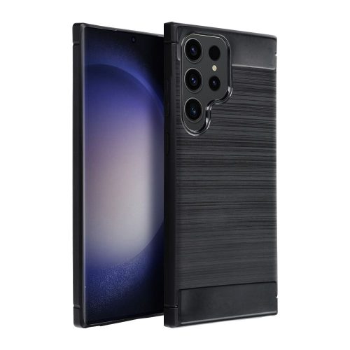 Samsung A336B Galaxy A33 5G szilikon hátlap - Carbon - fekete