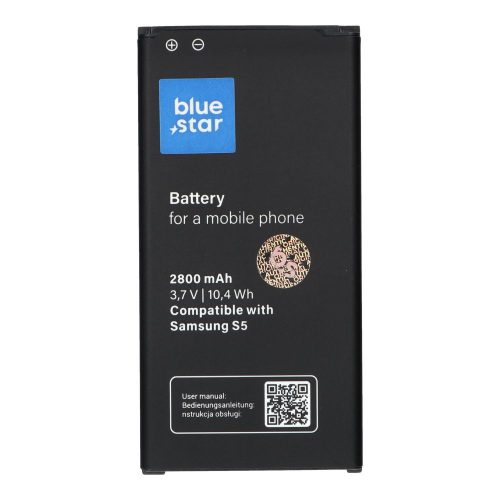 Samsung Galaxy S5 Blue Star Premium akkumulátor 2800mah Li-Ion EB-BG900BBE