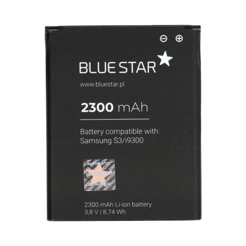 Samsung Galaxy S3 Blue Star Premium akkumulátor 2300mAh Li-Ion EB-L1G6LLU