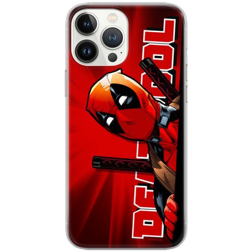 Marvel szilikon tok - Deadpool 002 Apple iPhone 14 (6.1) piros (MPCDPOOL967)