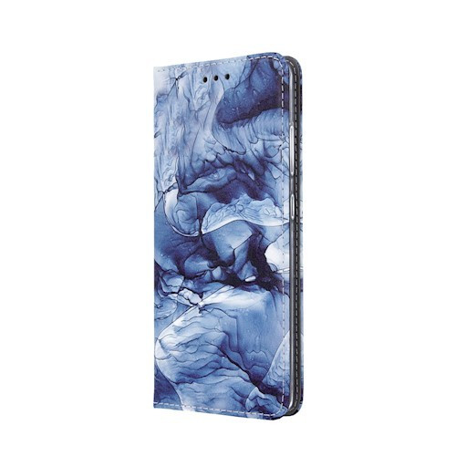 Smart Trendy - Apple iPhone 13 Pro (6.1) oldalra nyíló mágneses könyv tok szilikon belsővel (Marble 7)