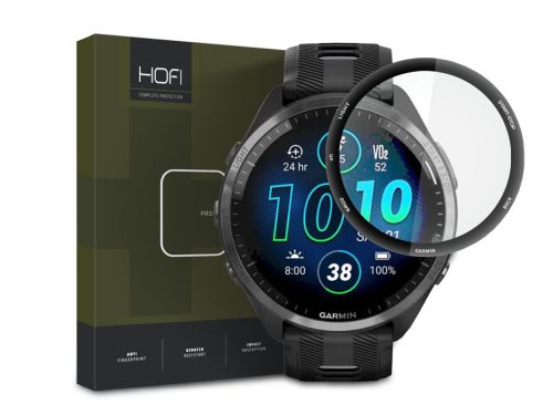 HOFI Hybrid Pro+ Glass üveg képernyővédő fólia - Garmin Forerunner 965 - black