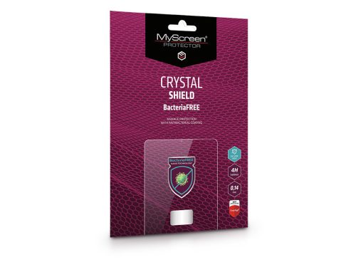 MyScreen Protector univerzális képernyővédő fólia - 10" - Crystal Shield BacteriaFree - 1 db/csomag (265x185 mm)