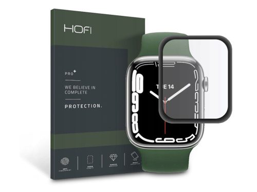 HOFI Hybrid Glass üveg képernyővédő fólia - Apple Watch Series 7/Series 8 (41   mm) - black