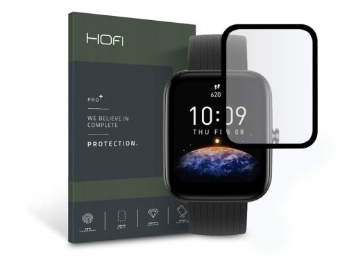 HOFI Hybrid Pro+ Glass üveg képernyővédő fólia - Xiaomi Amazfit Bip 3/Bip 3 Pro - black