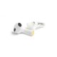 YOOUP E12 TRANSPARENT 5.1 TWS BLUETOOTH HEADSET FEHÉR