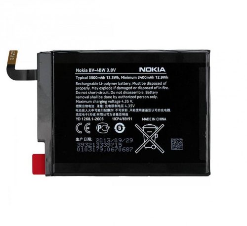 Nokia BV-4BW gyári akkumulátor Li-Ion 3500mAh (Lumia 1520)