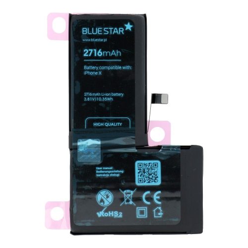 iPhone X Blue Star akkumulátor 2716mAh Li-Poly